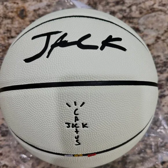 Cactus Jack CJ Smiley Glow in the Dark Basketball(Brand New)
